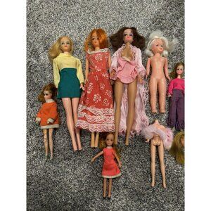 Vintage Barbie Clone MOD Mini Dress Lot Of Dolls